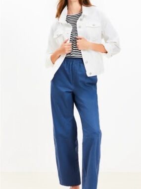 2 for $30 
Loft Pull on Barrel Pants  - Blue and Khaki